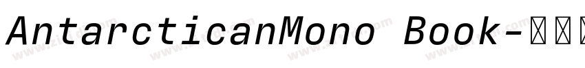 AntarcticanMono Book字体转换